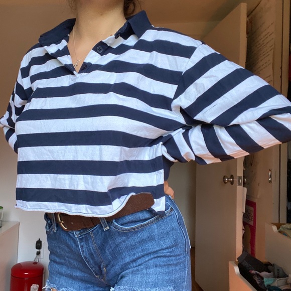 Brandy Melville Tops - POLO CROP TOP